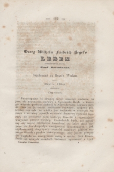 Przegląd Poznański : pismo miesięczne. T.2, [Poszyt 5] ([maj] 1845)