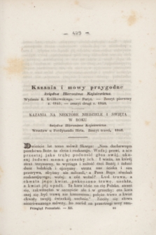 Przegląd Poznański : pismo miesięczne. T.7, [Poszyt 12] ([grudzień] 1848)