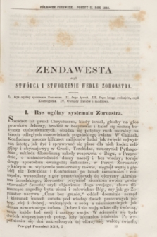 Przegląd Poznański : pismo sześciotygodniowe. T.22, Poszyt 2 (półrocze pierwsze 1856)