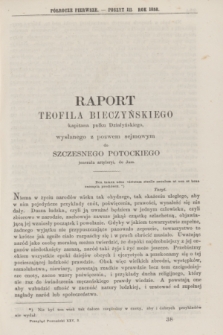 Przegląd Poznański : pismo sześciotygodniowe. T.25, Poszyt 3 (półrocze pierwsze 1858)