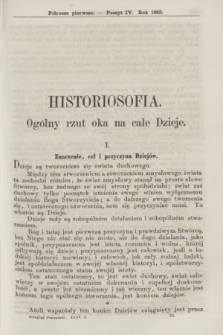 Przegląd Poznański : pismo sześciotygodniowe. T.35, Poszyt 4 (półrocze pierwsze 1863)