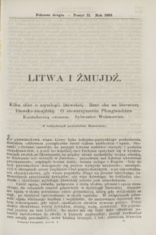 Przegląd Poznański : pismo sześciotygodniowe. T.36, Poszyt 2 (półrocze drugie 1863)