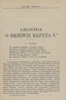 Przegląd Poznański : pismo sześciotygodniowe. T.38, Poszyt 4 (półrocze pierwsze 1865) + dod.