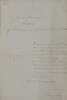 Papiery dra Piotra Burzyńskiego z okresu jego pracy w administracji Rzeczypospolitej Krakowskiej z lat 1841-1845