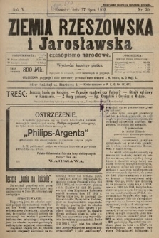 Ziemia Rzeszowska i Jarosławska : czasopismo narodowe. 1923, nr 30