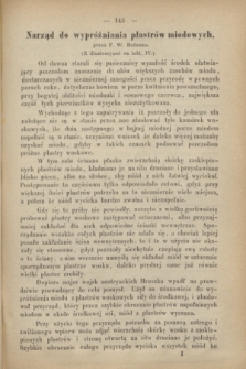 Rolnik : czasopismo rolniczo-przemysłowe : organ c. k. galicyjskiego Towarzystwa gospodarskiego. [T.3], [zeszyt 7] (1868) + wkładka