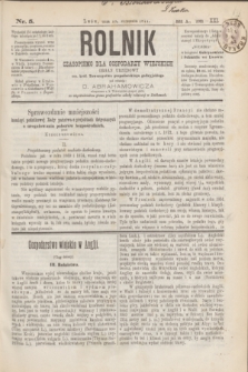 Rolnik : czasopismo dla gospodarzy wiejskich : organ urzędowy ces. król. Towarzystwa gospodarskiego galicyjskiego. R.10, T.21, Nr. 5 (18 września 1877)