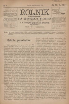 Rolnik : czasopismo dla gospodarzy wiejskich : organ urzędowy c. k. Towarzystwa gospodarskiego galicyjskiego. R.13, T.26, Nr. 5 (15 marca 1880)