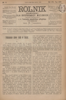 Rolnik : czasopismo dla gospodarzy wiejskich : organ urzędowy c. k. Towarzystwa gospodarskiego galicyjskiego. R.13, T.26, Nr. 11 (21 czerwca 1880)