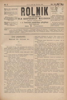 Rolnik : czasopismo dla gospodarzy wiejskich : organ urzędowy c. k. Towarzystwa gospodarskiego galicyjskiego. R.16, T.32, Nr. 6 (5 kwietnia 1883)