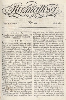 Rozmaitości : pismo dodatkowe do Gazety Lwowskiej. 1828, nr 23