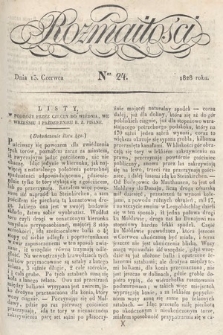 Rozmaitości : pismo dodatkowe do Gazety Lwowskiej. 1828, nr 24