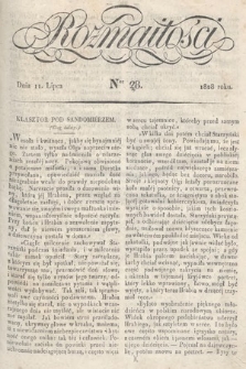 Rozmaitości : pismo dodatkowe do Gazety Lwowskiej. 1828, nr 28