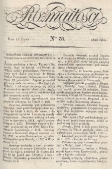 Rozmaitości : pismo dodatkowe do Gazety Lwowskiej. 1828, nr 30