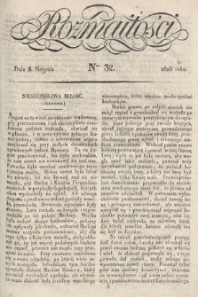 Rozmaitości : pismo dodatkowe do Gazety Lwowskiej. 1828, nr 32
