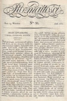Rozmaitości : pismo dodatkowe do Gazety Lwowskiej. 1828, nr 38