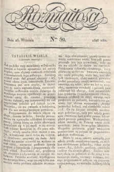 Rozmaitości : pismo dodatkowe do Gazety Lwowskiej. 1828, nr 39