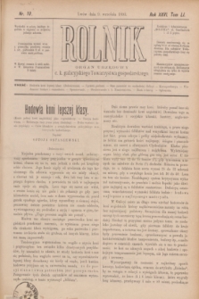 Rolnik : organ urzędowy c. k. galicyjskiego Towarzystwa gospodarskiego. R.26, T.51 [i.e.52], Nr. 10 (9 września 1893)