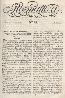 Rozmaitości : pismo dodatkowe do Gazety Lwowskiej. 1828, nr 42