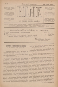 Rolnik : organ urzędowy c. k. galicyjskiego Towarzystwa gospodarskiego. R.28, T.55, Nr. 2 (12 stycznia 1895)