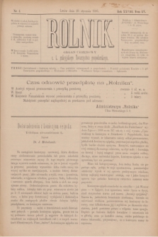 Rolnik : organ urzędowy c. k. galicyjskiego Towarzystwa gospodarskiego. R.28, T.55, Nr. 3 (19 stycznia 1895)