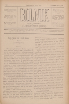 Rolnik : organ urzędowy c. k. galicyjskiego Towarzystwa gospodarskiego. R.28, T.55, Nr. 6 (9 lutego 1895)
