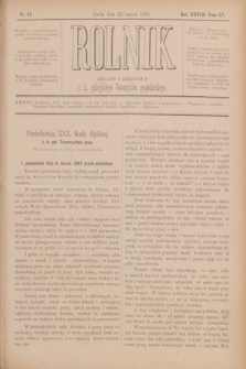 Rolnik : organ urzędowy c. k. galicyjskiego Towarzystwa gospodarskiego. R.28, T.55, Nr. 12 (23 marca 1895)