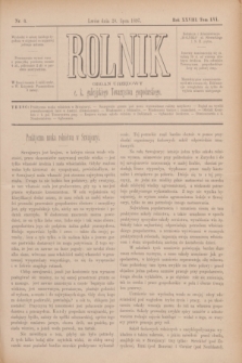 Rolnik : organ urzędowy c. k. galicyjskiego Towarzystwa gospodarskiego. R.28, T.56, Nr. 3 (20 lipca 1895)