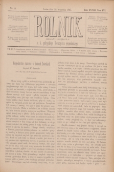 Rolnik : organ urzędowy c. k. galicyjskiego Towarzystwa gospodarskiego. R.28, T.56, Nr. 13 (28 września 1895)