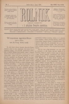 Rolnik : organ urzędowy c. k. galicyjskiego Towarzystwa gospodarskiego. R.29, T.58, Nr. 1 (4 lipca 1896)