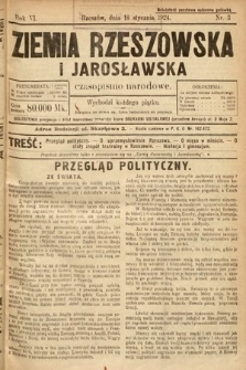 Ziemia Rzeszowska i Jarosławska : czasopismo narodowe. 1924, nr 3