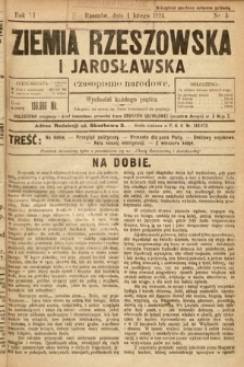 Ziemia Rzeszowska i Jarosławska : czasopismo narodowe. 1924, nr 5