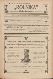 Rolnik : organ c. k. galicyjskiego Towarzystwa gospodarskiego. R.38, T.69, Nr. 27 (30 czerwca 1905) + dod.