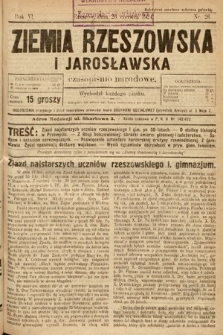 Ziemia Rzeszowska i Jarosławska : czasopismo narodowe. 1924, nr 26