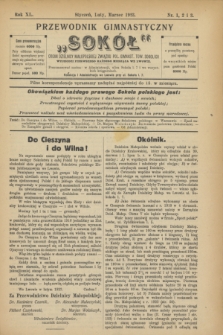 Przewodnik Gimnastyczny „Sokół” : organ Dzielnicy Małopolskiej Związku Pol. Gimnast. Tow. Sokolich. R.40, nr 1/2/3 (styczeń/luty/marzec 1923)