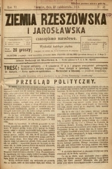 Ziemia Rzeszowska i Jarosławska : czasopismo narodowe. 1924, nr 41