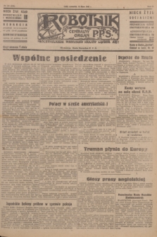 Robotnik : centralny organ P.P.S. R.51, nr 176 (12 lipca 1945) = nr 206