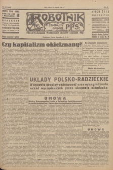 Robotnik : centralny organ P.P.S. R.51, nr 213 (18 sierpnia 1945) = nr 243