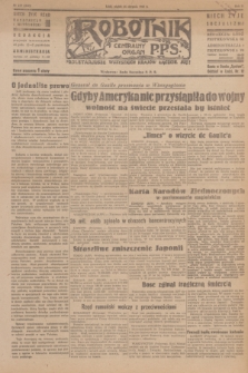 Robotnik : centralny organ P.P.S. R.51, nr 219 (24 sierpnia 1945) = nr 249