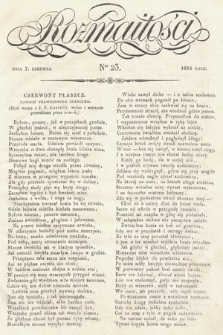 Rozmaitości : pismo dodatkowe do Gazety Lwowskiej. 1834, nr 23