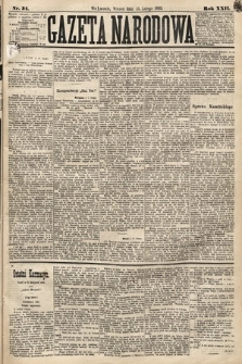 Gazeta Narodowa. 1883, nr 34