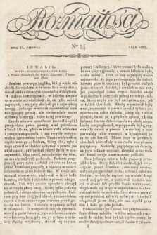 Rozmaitości : pismo dodatkowe do Gazety Lwowskiej. 1834, nr 24