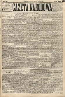 Gazeta Narodowa. 1883, nr 39