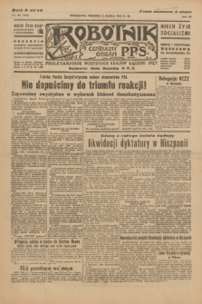 Robotnik : centralny organ P.P.S. R.52, nr 62 (3 marca 1946) = nr 462 [wyd. B]