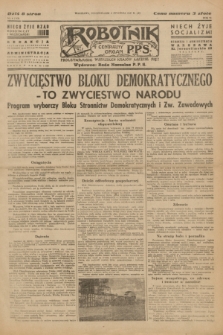 Robotnik : centralny organ P.P.S. R.53, nr 4 (6 stycznia 1947) = nr 763 [wyd. A]