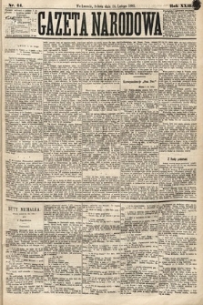 Gazeta Narodowa. 1883, nr 44