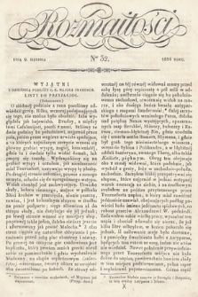 Rozmaitości : pismo dodatkowe do Gazety Lwowskiej. 1834, nr 32