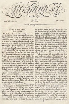 Rozmaitości : pismo dodatkowe do Gazety Lwowskiej. 1834, nr 33