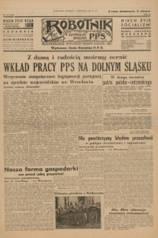 Robotnik : centralny organ P.P.S. R.53, nr 107 (22 kwietnia 1947) = nr 896 [wyd. A]