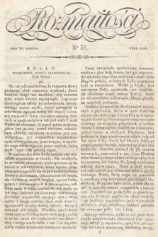 Rozmaitości : pismo dodatkowe do Gazety Lwowskiej. 1834, nr 35